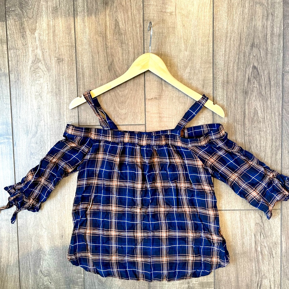 Plaid Blouse